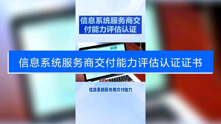 大数据时代的信息系统服务商交付能力评估认证证书解析